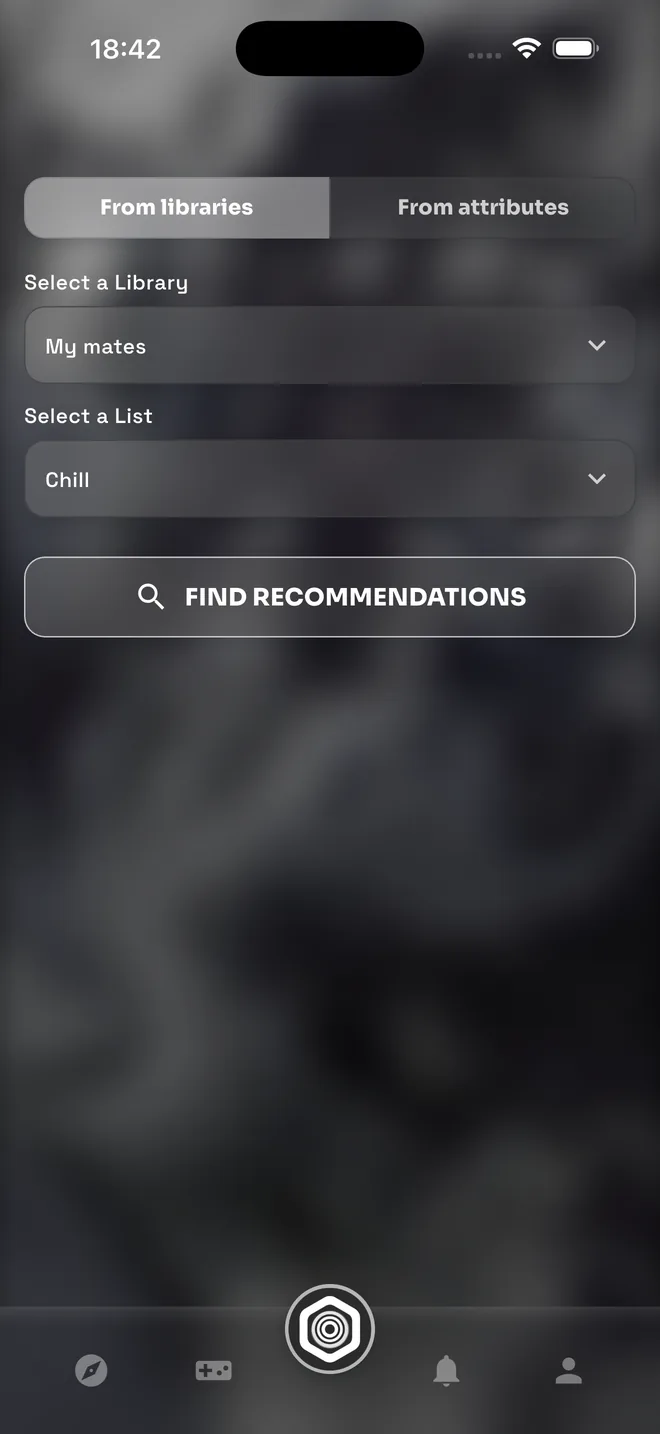 Gameedy recommendation form