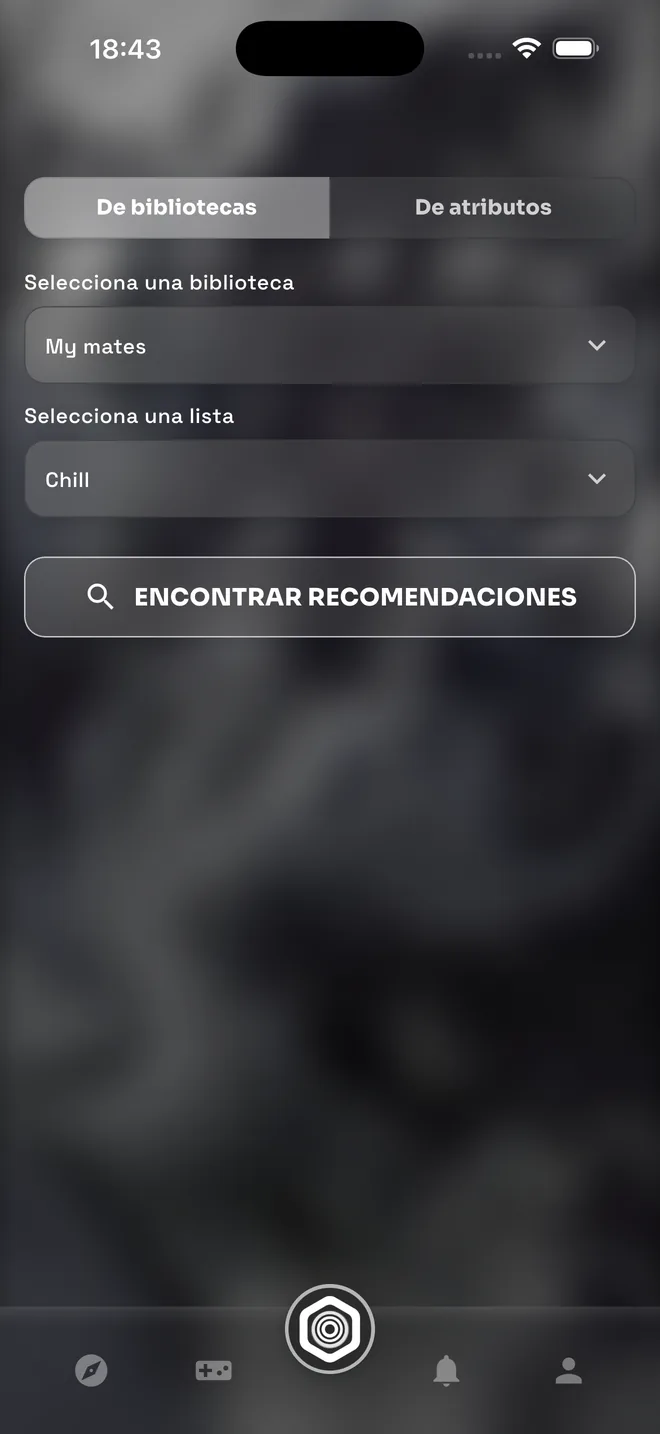 Formulario de recomendación Gameedy