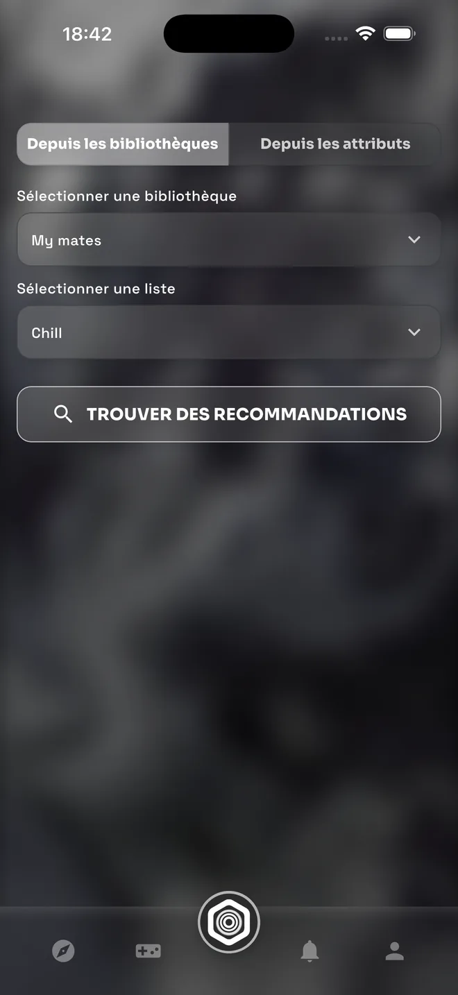 Formulaire de recommandation Gameedy