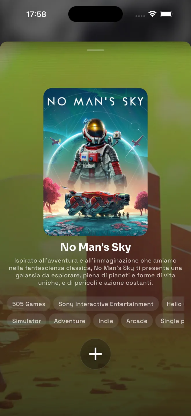 Risultato raccomandazione Gameedy
