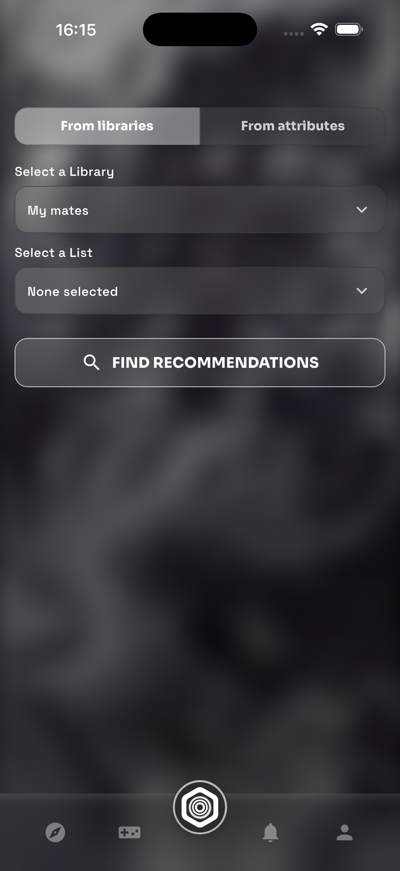 Gameedy recommendation form